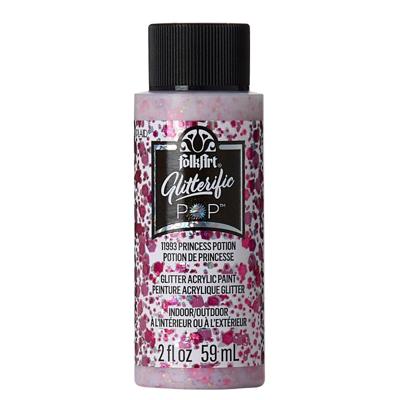 FolkArt • glitterific pop acrylic paint princess potion 59ml