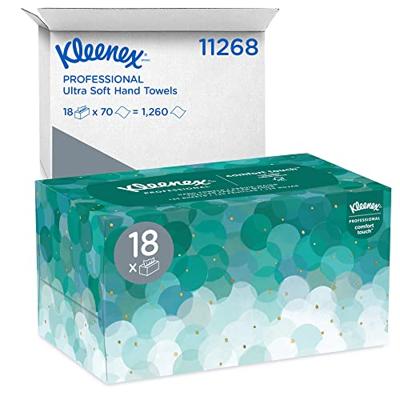 Kleenex papieren handdoeken Ultra Soft Pop-up, intergevouwen, 1-laags, 70 vellen, dispenserdoos