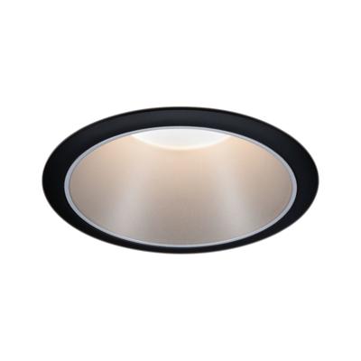 Paulmann 93407 Cole Coin Inbouwlamp LED 6 W Zwart, Zilver Paulmann 93407 Cole Coin Inbouwlamp LED 6 W Zwart, Zilver