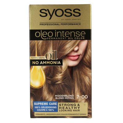 Syoss Color Oleo Intense 7-00 middenblond haarverf 1 Set