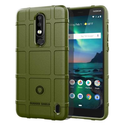 volledige schokbestendige TPU Case voor Nokia 3.1 Plus, Amerikaanse versie (leger-groen) volledige schokbestendige TPU Case voor Nokia 3.1 Plus, Amerikaanse versie (leger-groen)
