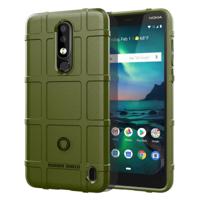 volledige schokbestendige TPU Case voor Nokia 3.1 Plus, Amerikaanse versie (leger-groen) - thumbnail
