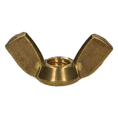 pgb-Europe PGB-FASTENERS | Vleugelmoer DIN 314 M 8 Messing | 100 st 000314MS000803