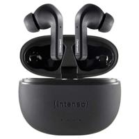 Intenso T300A In Ear headset Bluetooth Stereo Zwart Noise Cancelling Indicator voor batterijstatus, Headset, Oplaadbox, Touchbesturing - thumbnail