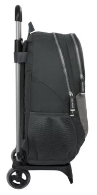 Schoolrugzak met Wielen Real Madrid C.F. Grijs 32 x 44 x 16 cm