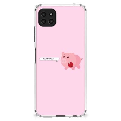 Samsung Galaxy A22 5G Stevig | Bumper Hoesje | Pig Mud Samsung Galaxy A22 5G Stevig | Bumper Hoesje | Pig Mud