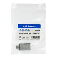 LogiLink USB 3.2 Gen 1 (USB 3.0) Adapter [1x USB-C stekker - 1x USB 3.2 Gen 1 bus A (USB 3.0)] AU0042 - thumbnail