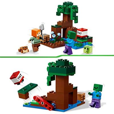 LEGO Minecraft - Het Moerasavontuur Constructiespeelgoed - thumbnail