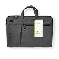 Laptoptas | Schouderriem | 8 Opbergvakken | 17 - 18 inch | Zwart - thumbnail