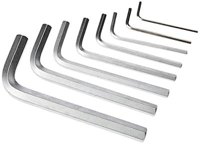 Beta 8-delige set haakse inbussleutels, verchroomd (art. 96) in etui 96/B8 - 000960386