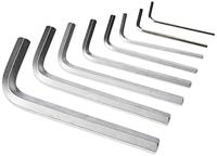 Beta 8-delige set haakse inbussleutels, verchroomd (art. 96) in etui 96/B8 - 000960386 - thumbnail