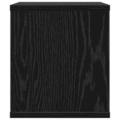 VidaXL Bureau organizer zwart eiken 36 x 26 x 29,5 cm bewerkt hout