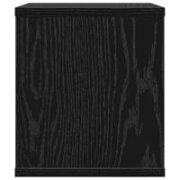 VidaXL Bureau organizer zwart eiken 36 x 26 x 29,5 cm bewerkt hout - thumbnail