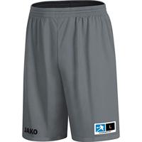 JAKO 4451 Reversible Short Change 2.0 - Zwart/Steengrijs - XS - thumbnail