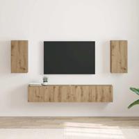 TV Wandkast 2 pcs Ambachtelijk eiken 30 x 31 x 60 cm - thumbnail