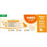 Iams Delights Adult Land & Sea Collection in gravy natvoer kat (72x85g) 72 x 85 g - thumbnail