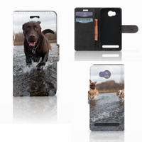 Huawei Y3 2 | Y3 II Telefoonhoesje met Pasjes Honden Labrador - thumbnail