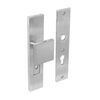 Intersteel Veiligheidsbeslag SKG3 rechthoekig duwer/geen kruk PC72mm kerntrekbeveiliging - RVS - thumbnail