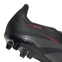 adidas Predator League FT Gras / Kunstgras Voetbalschoenen (MG) Zwart Grijs Rood - thumbnail