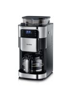 Severin KA 4813 Koffiezetapparaat Zwart, RVS (geborsteld) Capaciteit koppen: 10 Display, Glazen kan, Met koffiemolen, Timerfunctie, Warmhoudfunctie, Met - thumbnail