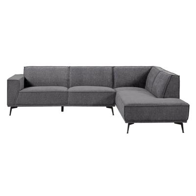 Tower Living 2,5-zits Hoekbank 'Leeds' Rechts, kleur Black Blue