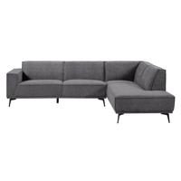 Tower Living 2,5-zits Hoekbank 'Leeds' Rechts, kleur Black Blue - thumbnail