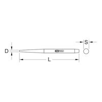 KS Tools Brozeplus trekdoorn, 240 mm 9632577 - thumbnail