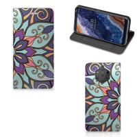 Nokia 9 PureView Smart Cover Purple Flower - thumbnail