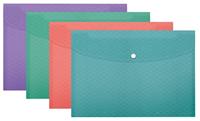 Esselte Colour&apos;Breeze projectomslag A4, PP, assorti, pak van 4 - thumbnail