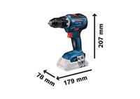Bosch Professional GSR 18V-55 Solo 06019H5202 Accu-schroefboormachine 18 V Li-ion Zonder accu - thumbnail