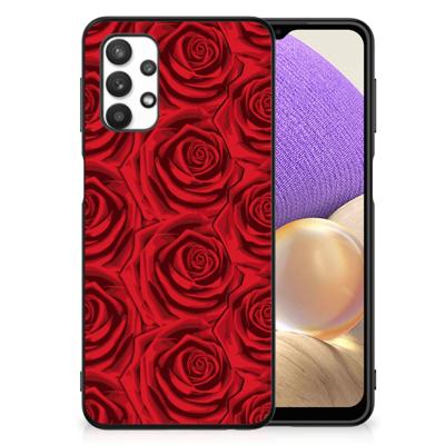 Samsung Galaxy A32 5G Bloemen Hoesje Red Roses Samsung Galaxy A32 5G Bloemen Hoesje Red Roses