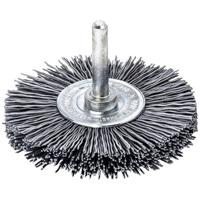 Lessmann Ronde borstel | d. 70 mm schacht 6 mm | SiC slijpborstels korreling 320 12 mm | 15000 min-¹ | 1 stuk - 417872 417872 - thumbnail