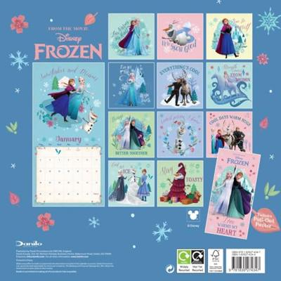 DISNEY FROZEN 2026 SQUARE CALENDAR