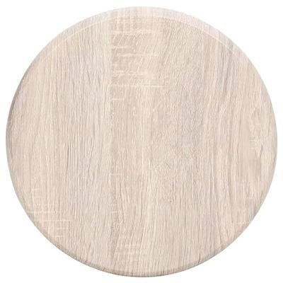 Barkrukken 2 st MDF zwart