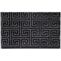 Cawö Cawo Noblesse Elegance Allover print Gastendoekje 30/50 zwart - thumbnail