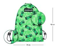 Minecraft Gymtas Sack Creeper - thumbnail
