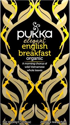 Pukka thee bio, English Breakfast, pak van 20 stuks