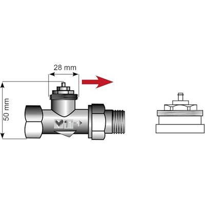 700100 Radiator-ventieladapter Geschikt voor radiator Herz