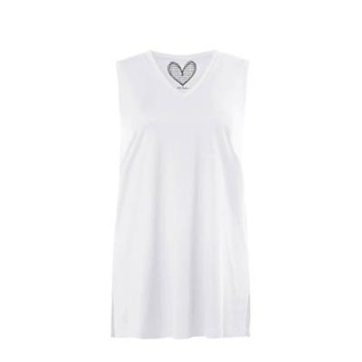 Ulla Popken Top, relaxed, V-hals, brede bandjes zijsplitten - Grote Maten Ulla Popken Top, relaxed, V-hals, brede bandjes zijsplitten - Grote Maten