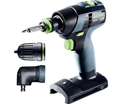 Festool TXS 18-Basic-Set - Accu-schroefboormachine | zonder accu&apos;s en lader in Systainer - 577335