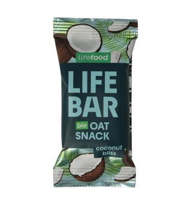 Lifefood Lifebar oatsnack kokos bliss bio 40 Gram