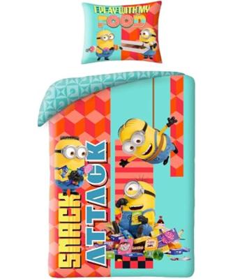 Minions Dekbedovertrek Snack Attack - 140 x 200 cm - polyester