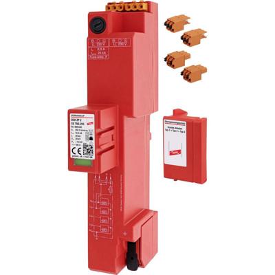 DEHN 909640 DSH ZP 2 SG TNS 255 Combi-afleider Overspanningsbeveiliging voor: 40mm-verzamelrail 1 stuk(s)