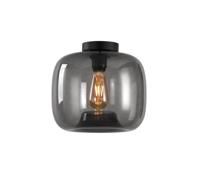 Artdelight PlafondlampPreston grijs glas Ø 28cm - PL PRESTON-28 GR - thumbnail