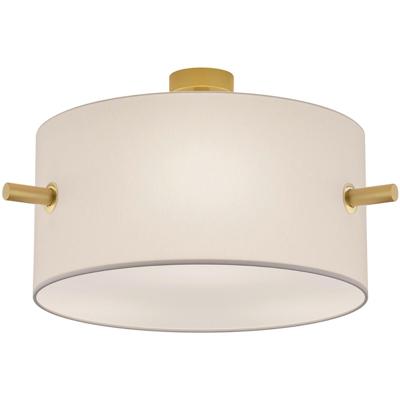 Ronde LED Plafondlamp Mat Goud - E27 Fitting - Aluminium Design