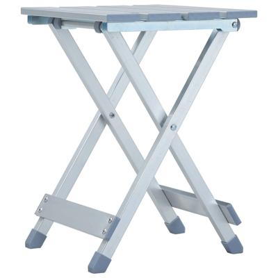VidaXL Campingkruk 28x26x39 cm aluminium VidaXL Campingkruk 28x26x39 cm aluminium