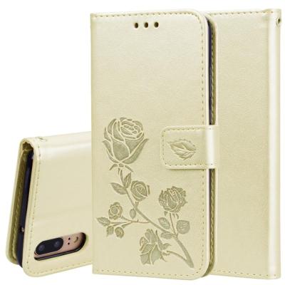 Rose reliëf horizontale Flip PU lederen draagtas voor Huawei P20 met houder & kaartsleuven & portemonnee (goud) Rose reliëf horizontale Flip PU lederen draagtas voor Huawei P20 met houder & kaartsleuven & portemonnee (goud)