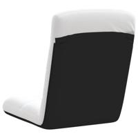 Vloerstoel inklapbaar 71x51x62 cm stof wit - thumbnail