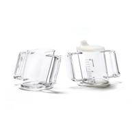 Henrotek Handycup Beker Schuin Transparant Met 2 Tuitjes 237ml - thumbnail