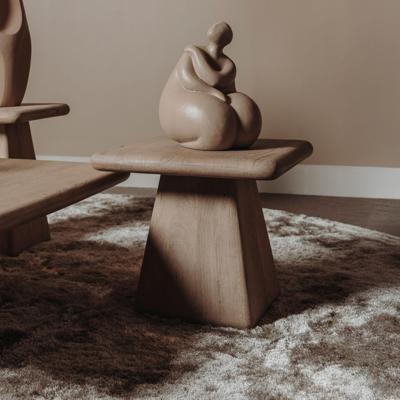 Tower Living Vierkante Bijzettafel 'Asti' Mangohout, 60 x 60cm, kleur Naturel